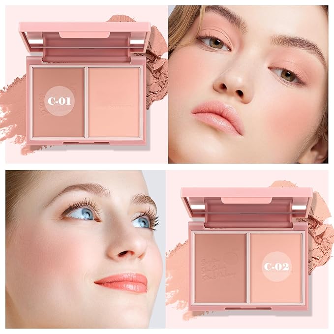 Boobeen Highlighter Contour Makeup Palette Face Matte Bronzer