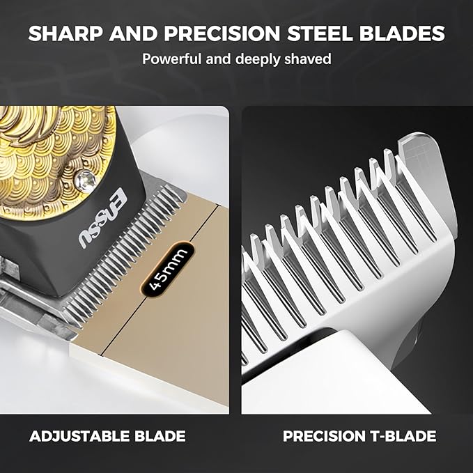 ENSSU Professional Hair Clippers for