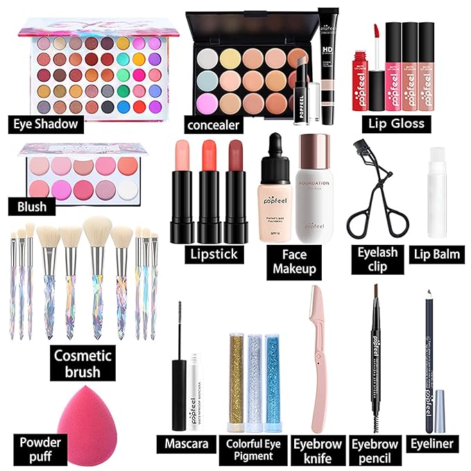 All in One Makeup Bundle with Makeup