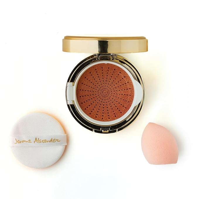 MagicMinerals AirCushion Foundation & Liquid Silk Primer by Coverage (Dark)