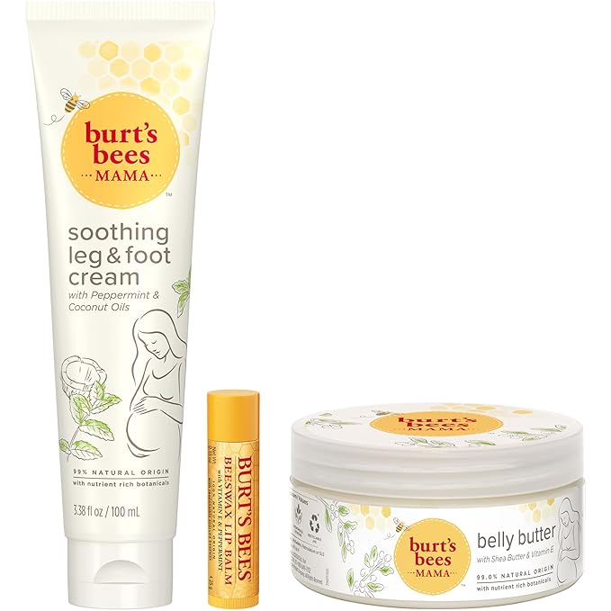 Burt's Bees Pregnancy Essentials Gifts Set, Nourishing
