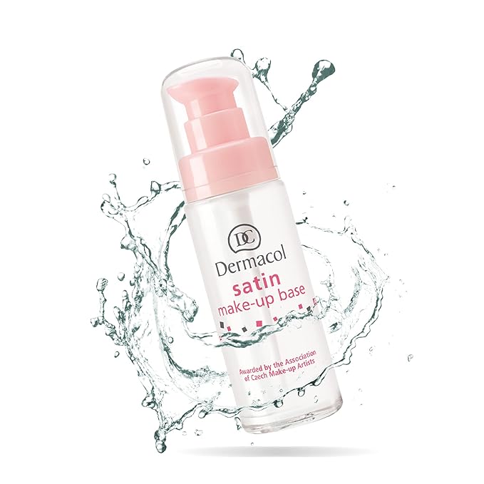 Dermacol - Satin Makeup Base, Matte Face Primer No Preservatives, 30 mL