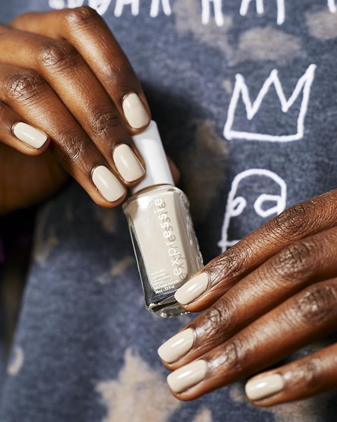 Essie expressie, Quick-Dry Nail Polish, 8-Free Vegan, Muted Vegan,