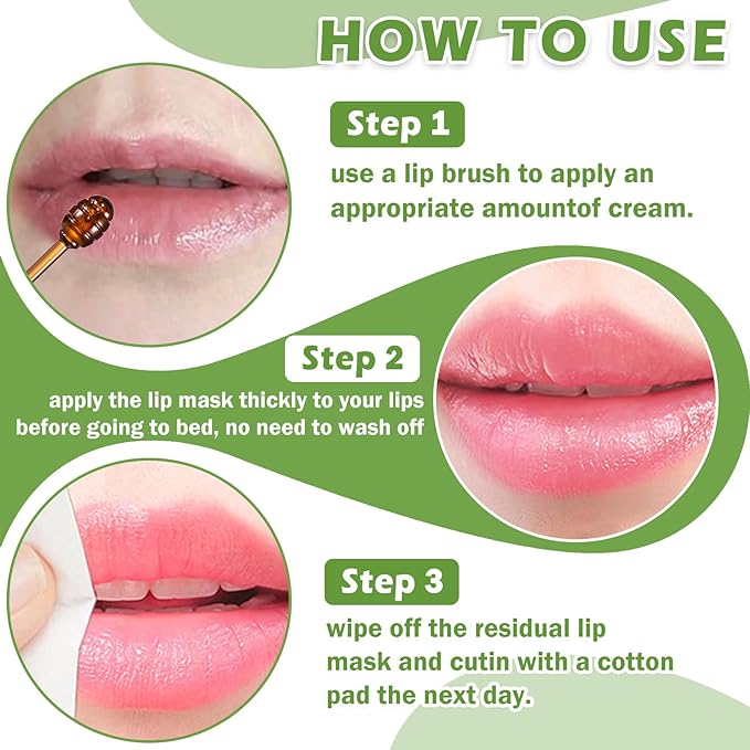 Honey Pot Lip Balm,3PCS Bee Lip (Honey+Apple+Cherry)