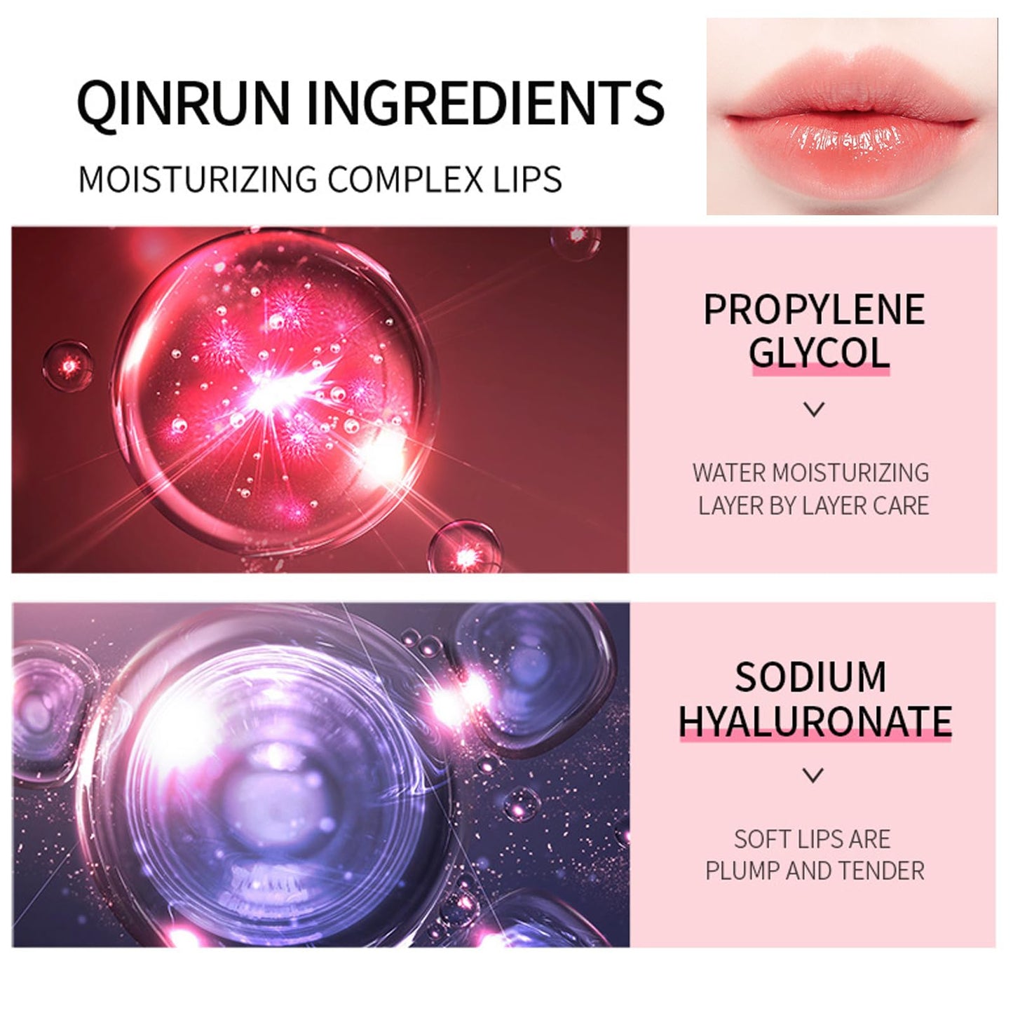 Felico 30PCS Lip Mask, Collagen Crystal Pink Care Gel Pads for Moisturizing,Reducing Chapped,Smoothing,Fine Lines,Remove Dead Skin Moisture Essence Make Your Dry Lips Attractive Sexy Peach