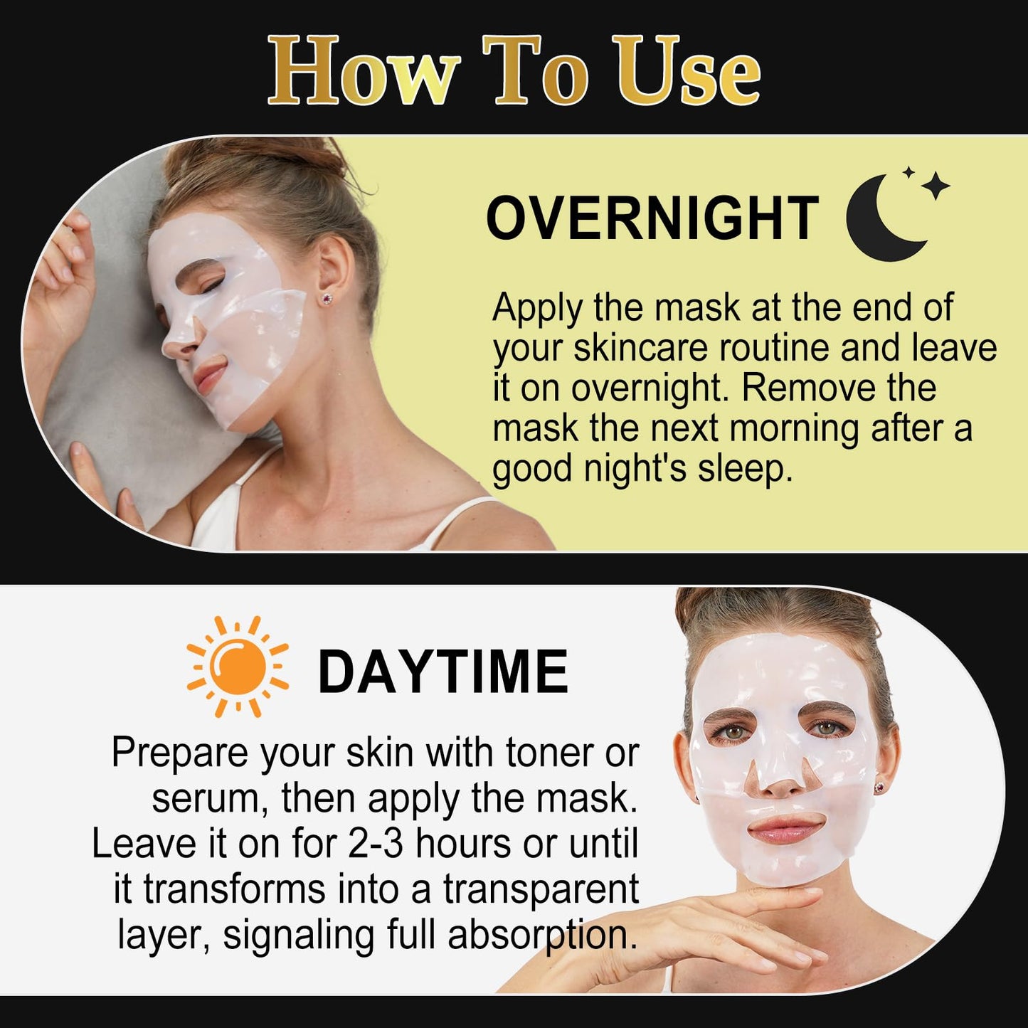 Snail Mucin Mask - Collagen Face Mask, Hydrating Mask Sheet with Hyaluronic Acid, Anti Wrinkle Anti Aging Deep Moisturizing Natural Snail Mucin Serum Daily Treatment for Dry, Sensitive Skin (6 PCS)