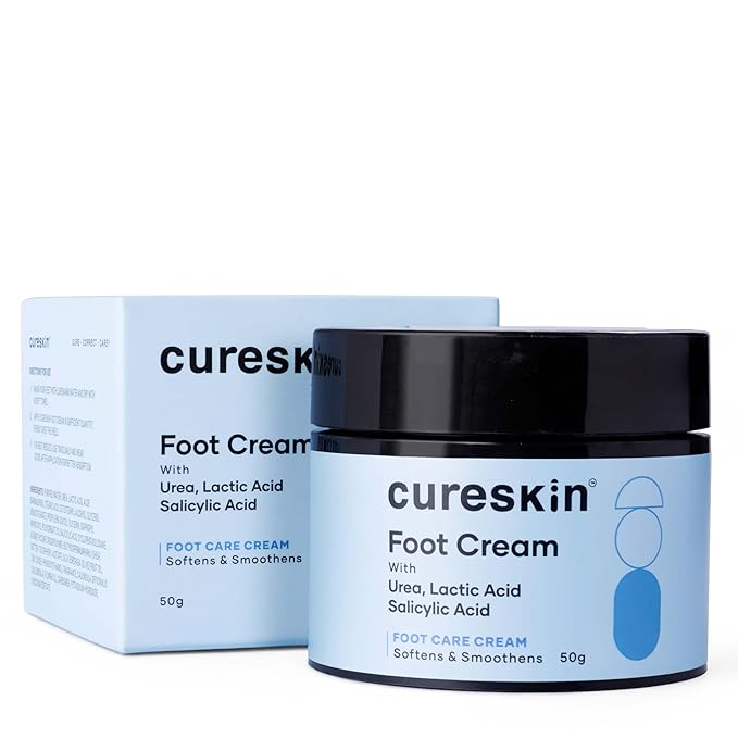 Foot Care Cream for Cracked Heels | Repairs, Softens, and Exfoliates | Foot Cream for Women and Men, 50 g (Pack of 1)