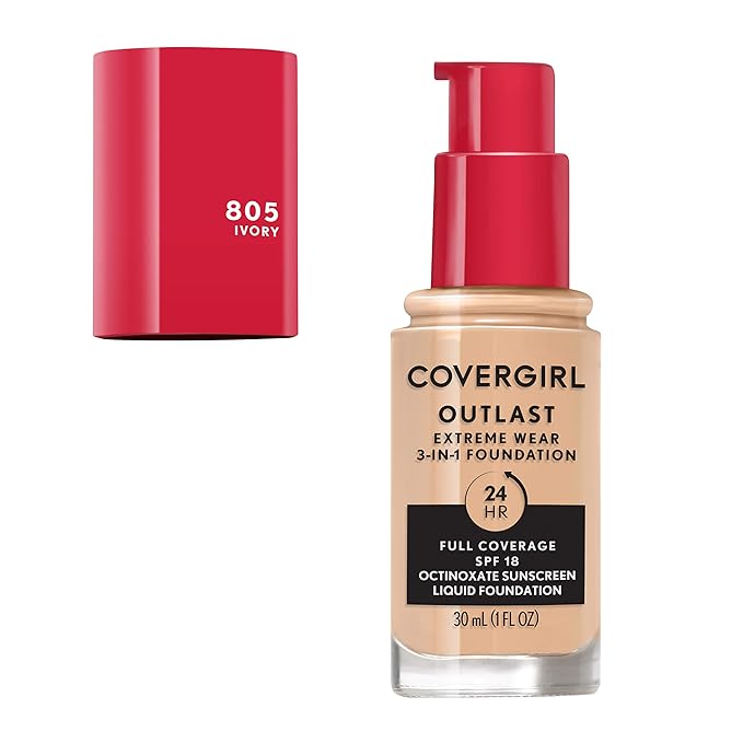 Covergirl Outlast Extreme Wear 3-in-1 Full Coverage Liquid Fl. Oz.