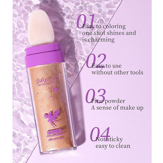 Highlighter Makeup Stick - Patting Powder, Body Glitter