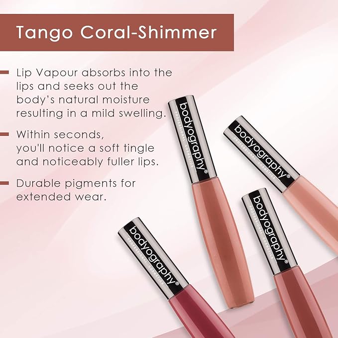 Bodyography Lip Vapor, Tango, 0.3 Ounce Bodyography