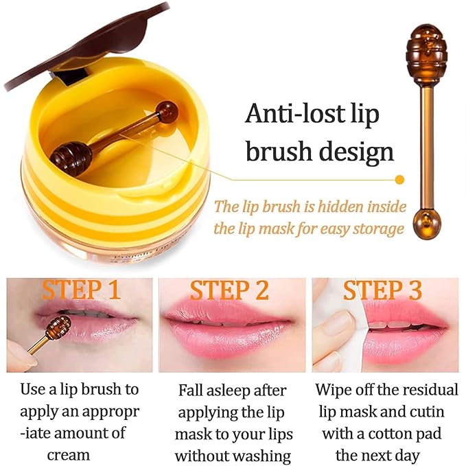 2 PCS Lip Balm Honey Pot, Gifts