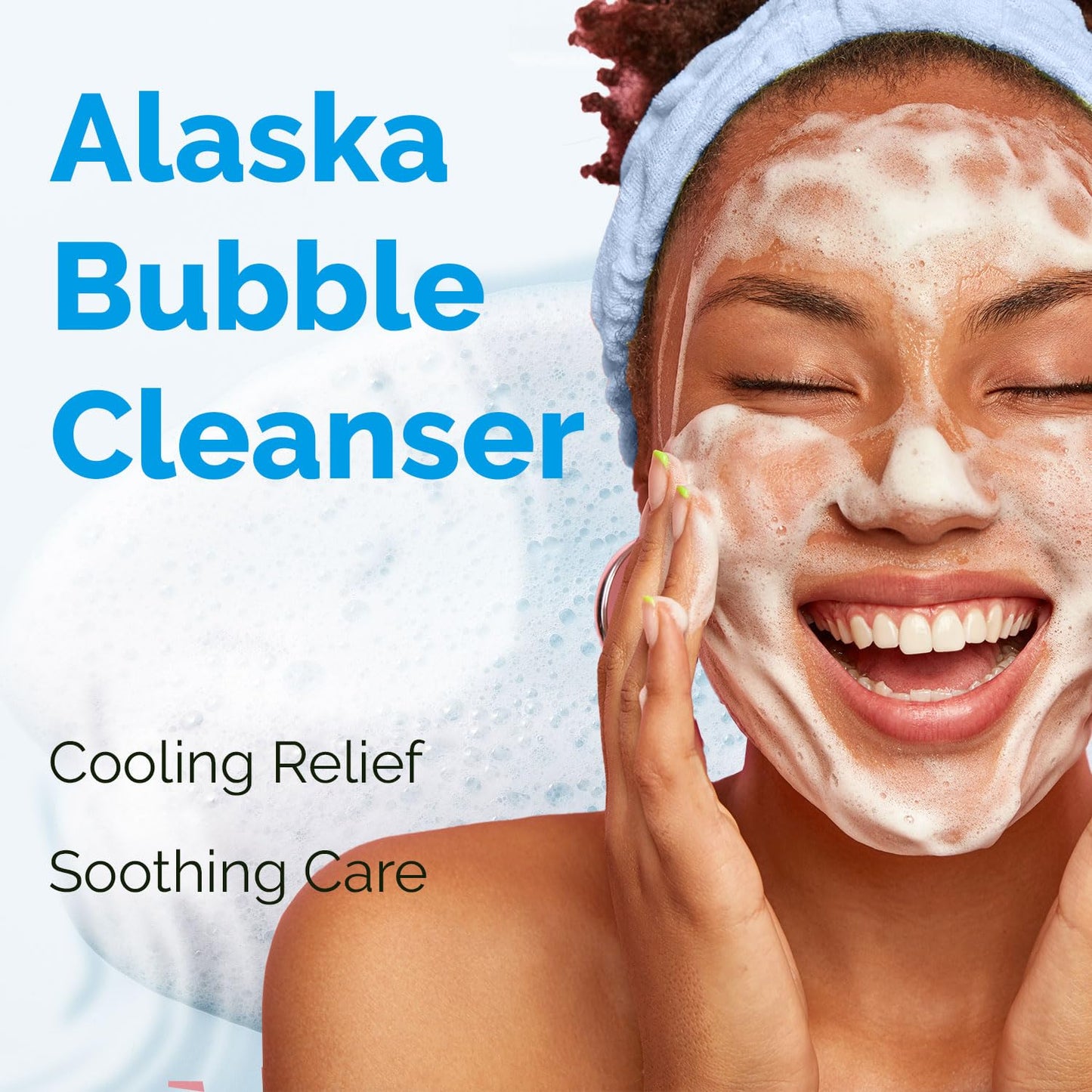 BENETUS Lacto Alaska Bubble Foam, Facial Cleanser, Face Wash, Moisture Balance, for Sensitive Skin Korean Skincare 200ml