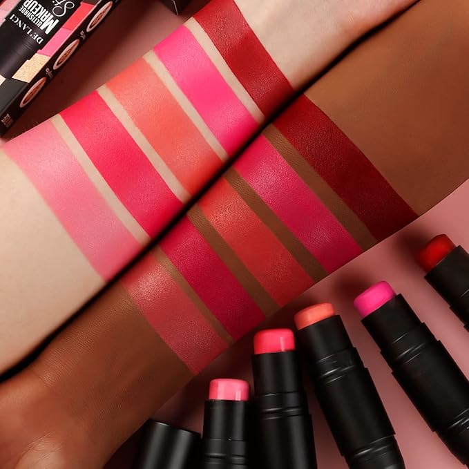 Matte Blush Stick with Built in Brush for