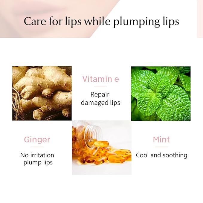 2Pcs Lip Plumper Set,Lip Plumper,Natural Lip