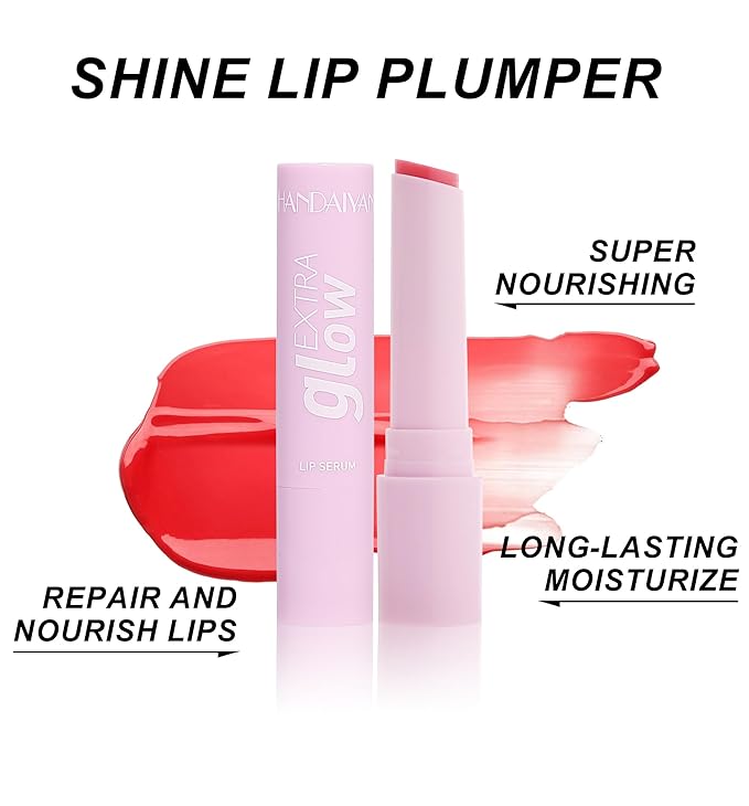 MUESCHER Glow Lip Balm Plumping Moisturizing Lipstick(05#)