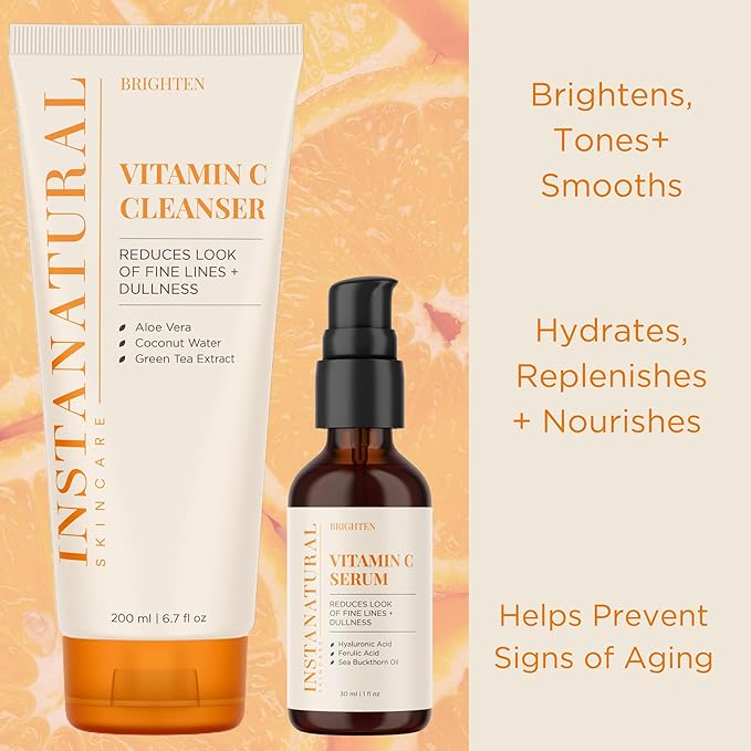 InstaNatural Vitamin C Cleanser and Serum