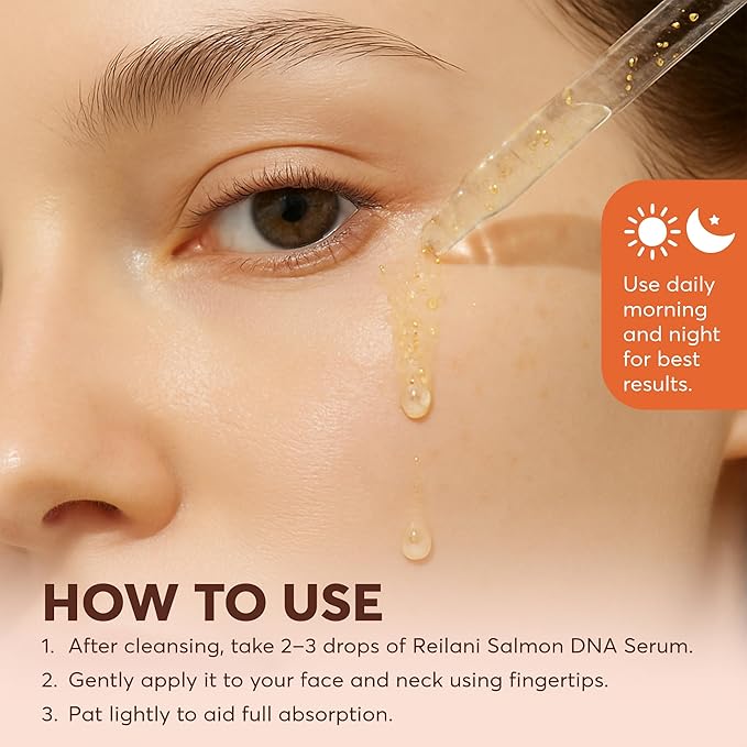 PDRN Serum - Skin Care Solution with Salmon DNA, Hyaluronic Acid, Tripeptide 1, Vitamins - 10000ppm Ultra Hydrating Serum for Facial Blemishes, Fine Lines, Collagen & Elastin Production