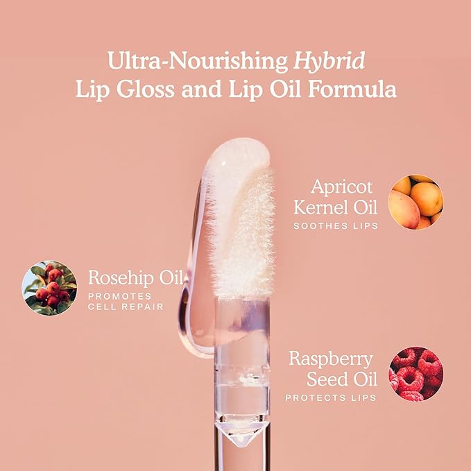 Tower 28 ShineOn Milky Lip Jelly, SESAME, Non-Sticky, Hydrating Vegan Lip Gloss in Milky Mauve, Apricot and Raspberry Seed Oil, Moisturizing, Clean, Cruelty Free