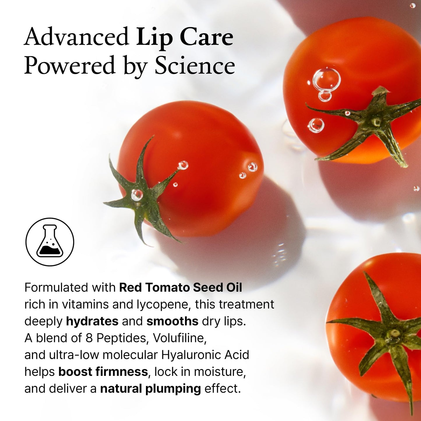 FULLY Red Tomato Jelly Lip Sleeping Mask, Korean Lip Balm for Dry, Chapped Lips, Tomato Seed Oil & Hyaluronic Acid, Overnight Hydration & Plump Glossy Finish, Non-Sticky Vegan Lip Treatment | 0.42 oz