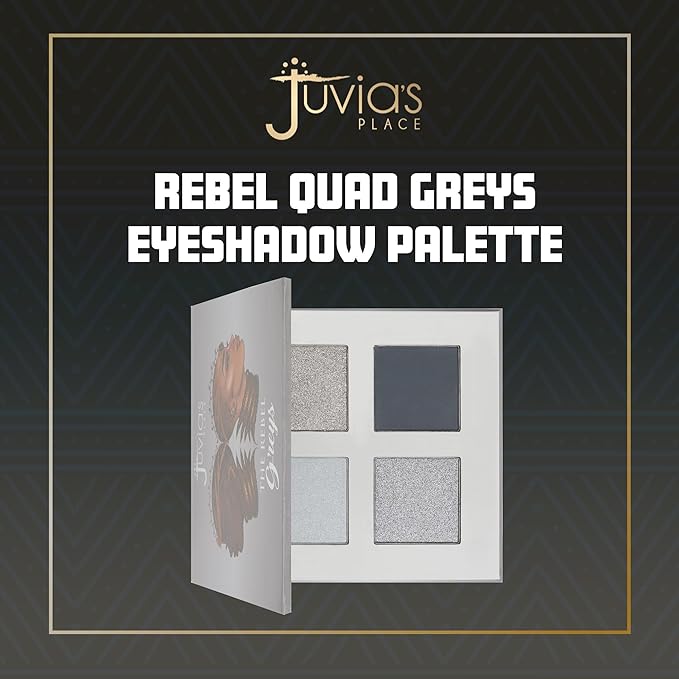 Juvia's Place Rebel Quad Grey Eyeshadow Palette -