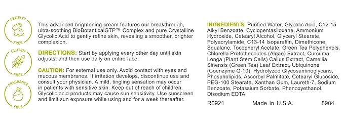 Replenix Glycolic Acid 10% Resurfacing Cream, Hydrating & Lightweight Medical-Grade Exfoliating Face Moisturizer for Skin Discoloration (1.7 oz)