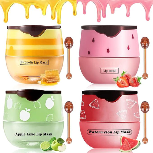 4 PCS Bee Lip Balm Lip Hydrating