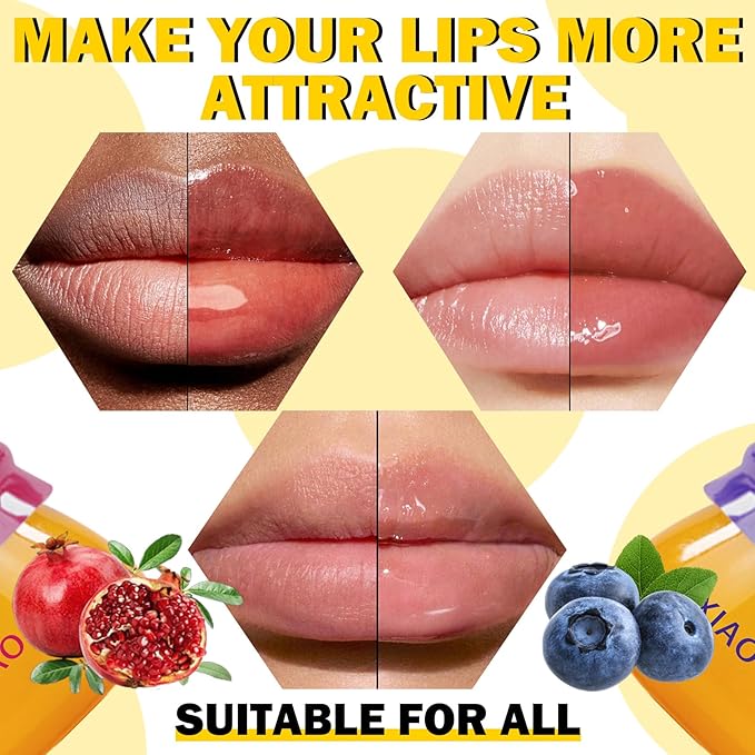 2PCS Lip Balm Honey Pot,Moisturizing Lip