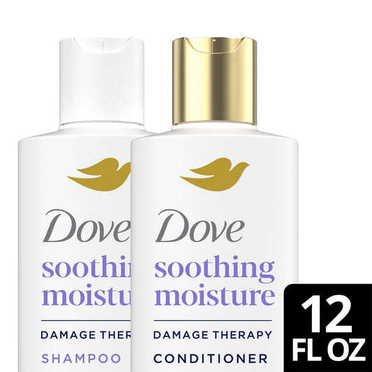 Dove Shampoo and Conditioner Set – DermaCare Scalp Hydrating Dandruff Shampoo for Women and Men, Dandruff Treatment for Itchy Scalp Relief with Pyrithione Zinc, 12 Oz (2 Piece Set)