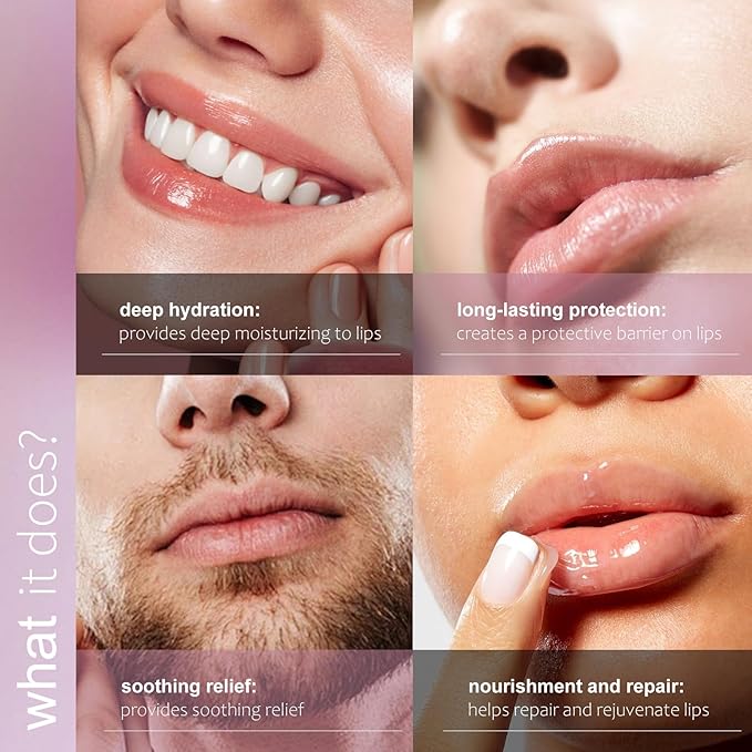 Lip Sleeping Mask Overnight Moisturizer Balm, Lines