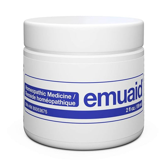 emuaid Ointment for Eczema and Psoriasis Relief, Reduces Itching, Pain, Swelling, Regular Strength Treatment for 100+ Skin Conditions, Steroid and Chemical-Free, Suitable for All Ages, 2oz