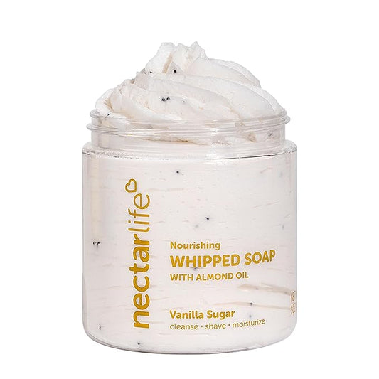 Nectar Life Whipped Soap and Shave Butter, 5 oz (Vanilla Sugar)