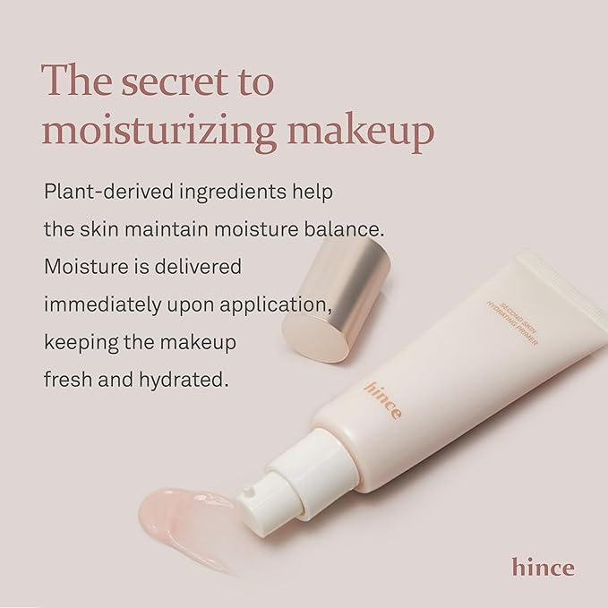 hince Second Skin Hydrating Primer – Makeup Boosting 1.35 fl.oz.