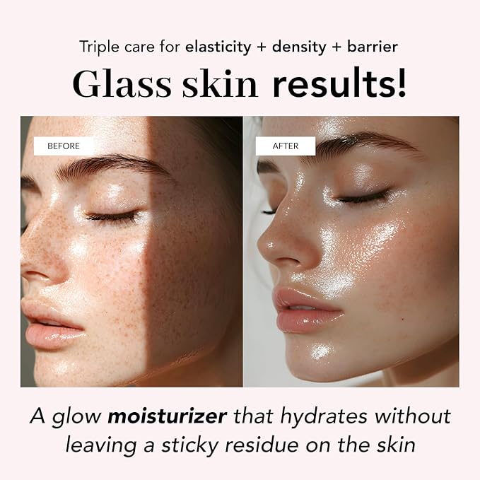 NOWATER Return Collagen Cream – Firming & Hydrating, Ceramide Facial Moisturizer - Hydrolyzed Collagen For Glowing Skin - Korean Skin Care, 1.76 fl.oz