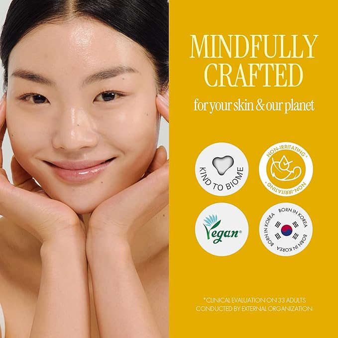 Chaga Mushroom Biome Smoothing Ampoule | Skin-Nourishing Face Serum for Glowing Skin |Skin-Repairing Korean Serum for Smoother Skin Texture| Strengthening Night Repair Serum (1.69 Fl Oz)