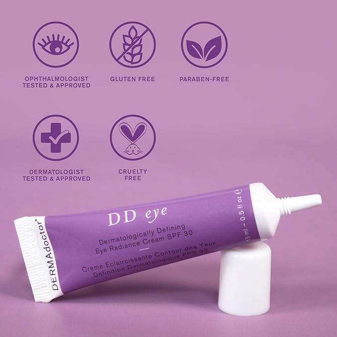 DERMAdoctor DD Eye Dermatologically Defining Eye Radiance Cream 30, 0. 5 oz