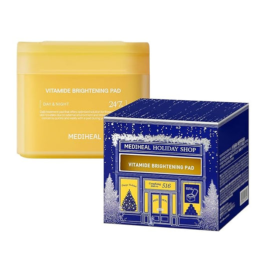 Mediheal Holiday Edition, Vitamide Pad with Niacinamide, Sea Buckthorn 100 pads