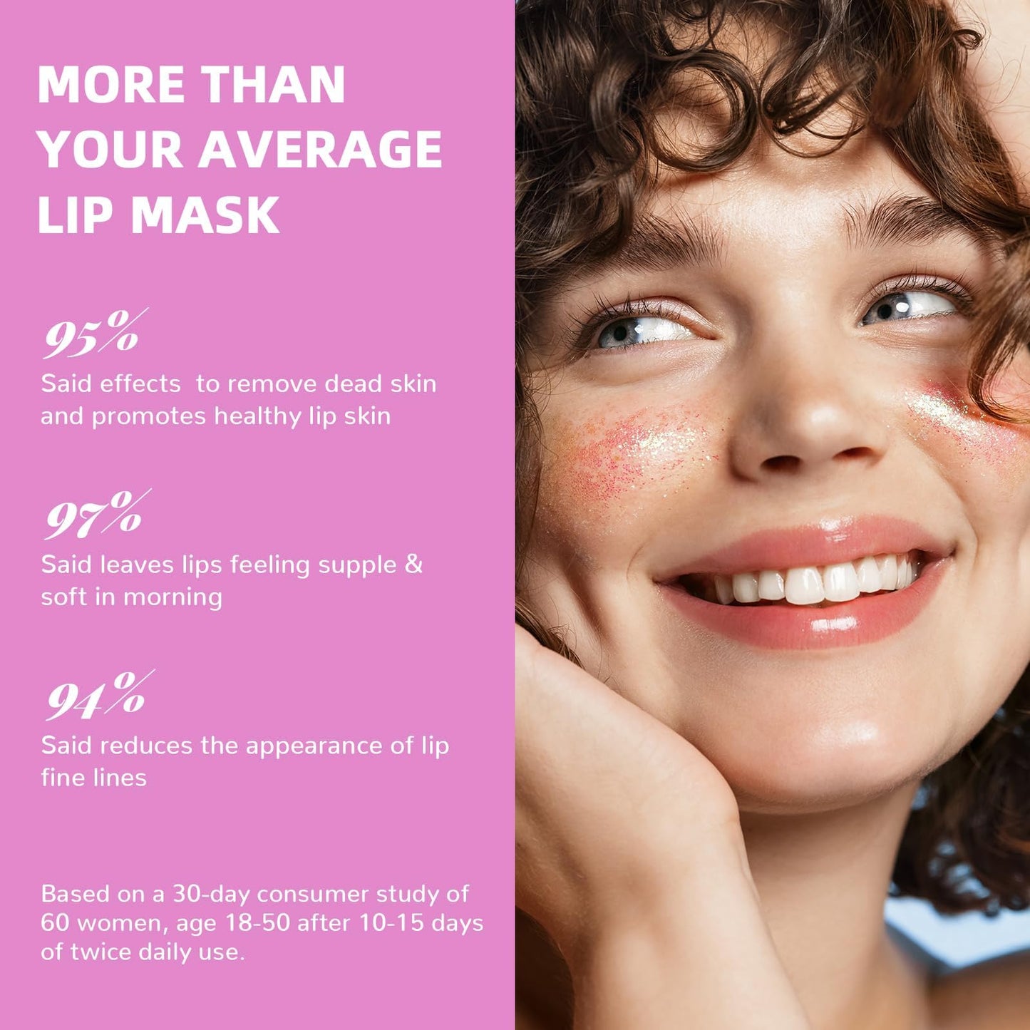 ANRCOLLECT Lip Scrub & Lip Mask - Overnight Treatment Lip Care Kits with 2 Lip Exfoliator & 2 Sleeping Lip Balm, Intense Hydration Lip Set for Dry Chapped Cracked Lips, Exfoliate & Moisturize (4 Pack)