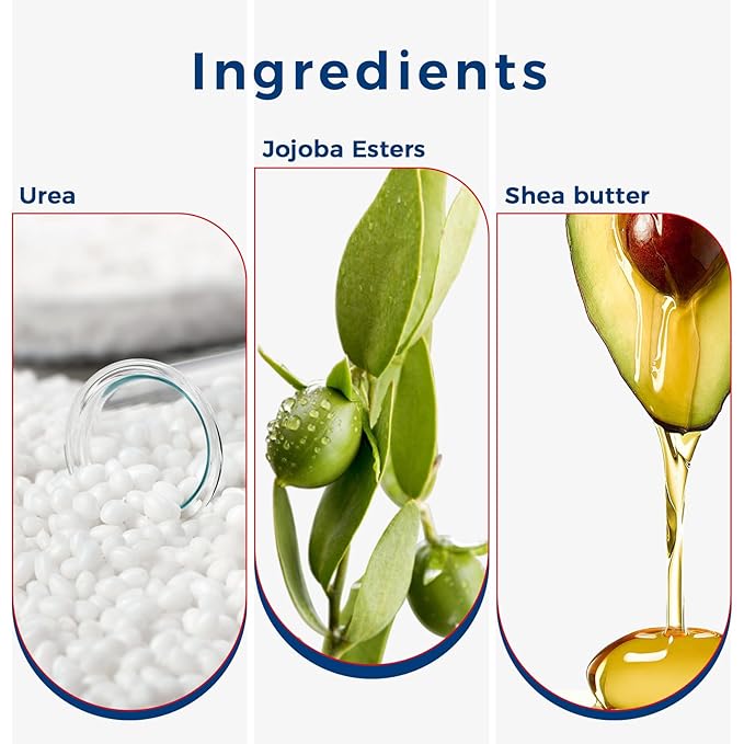 OUKEYA NEW FORMULA Urea Cream 40% Plus 2% Salicylic Acid for Feet Maximum Strength, Dry Cracked Hand Heel Moisturizing Repair Lotion for Knees, Elbows, Removes Corns, Dead Skin Cream, 5.29 oz