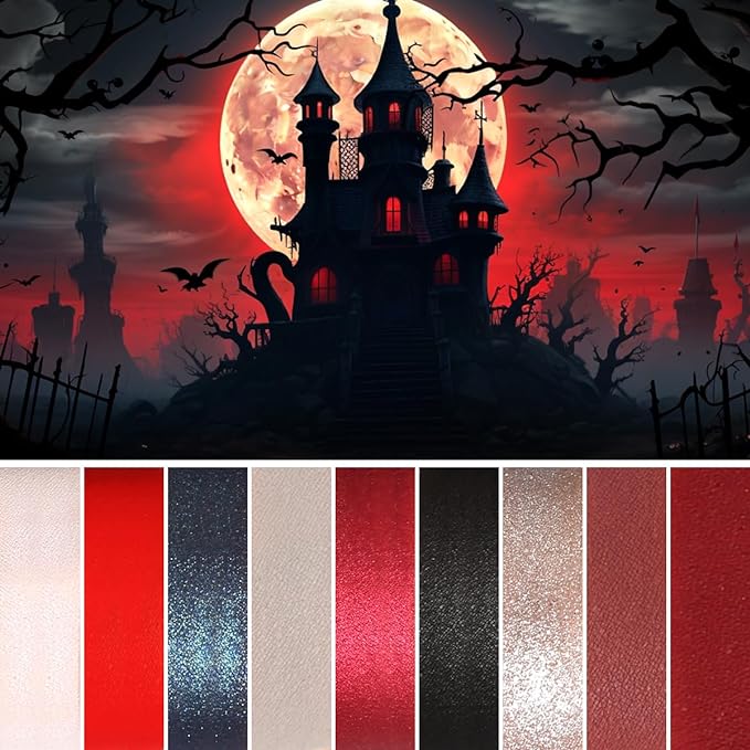ecofavor Red Goth Eyeshadow Palette - 9 Colors