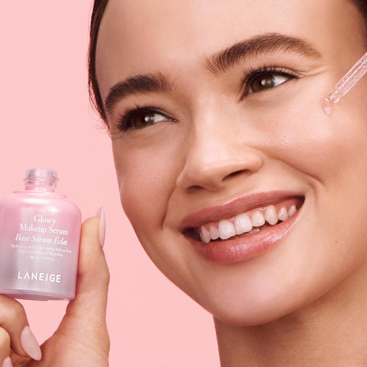 LANEIGE Glowy Makeup Serum: Hydrating Primer and Face Serum for Dewy Skin, Long-Lasting Makeup, & a Radiant Finish