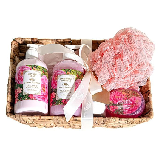 Camille Beckman Essentials Gift Basket, Glycerine Cleansing