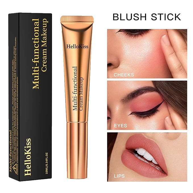 Contour Beauty Wand,Liquid Blush Wand,Face Contouring with Cushion Pink Blush