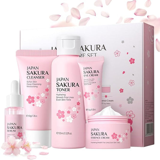 Sakura Skin Care Set, Women Gift