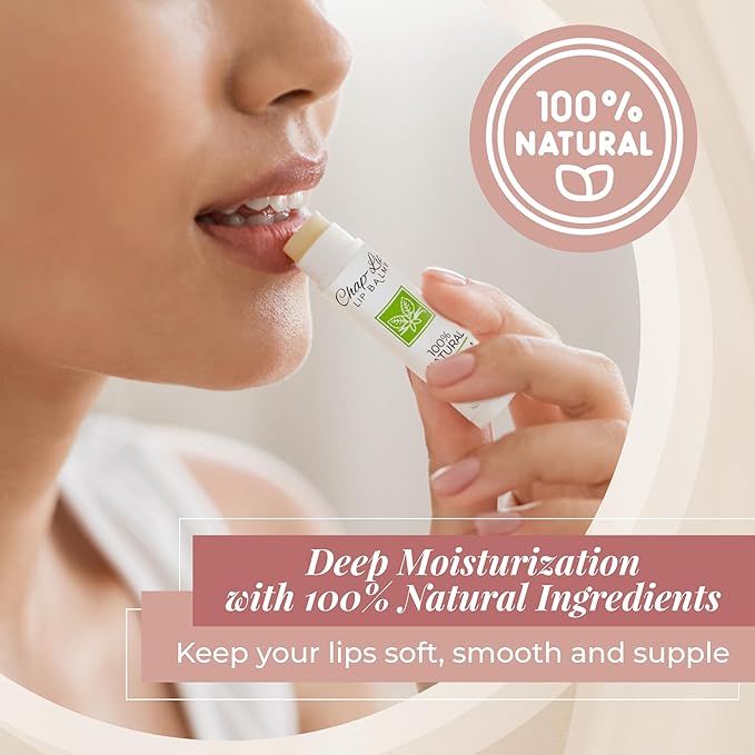 100% Natural Lip Balm Set, Hydrating Petroleum