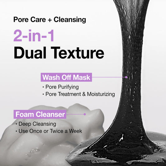 coxir Korean Skincare Set – 3-Step Glow Routine with TXA Mucin Pore Mask, Black Rice Mochi Cleanser & TXA Niacinamide Ampoule – Pore Care, Toning up & Hydration – K-Beauty Face Kit