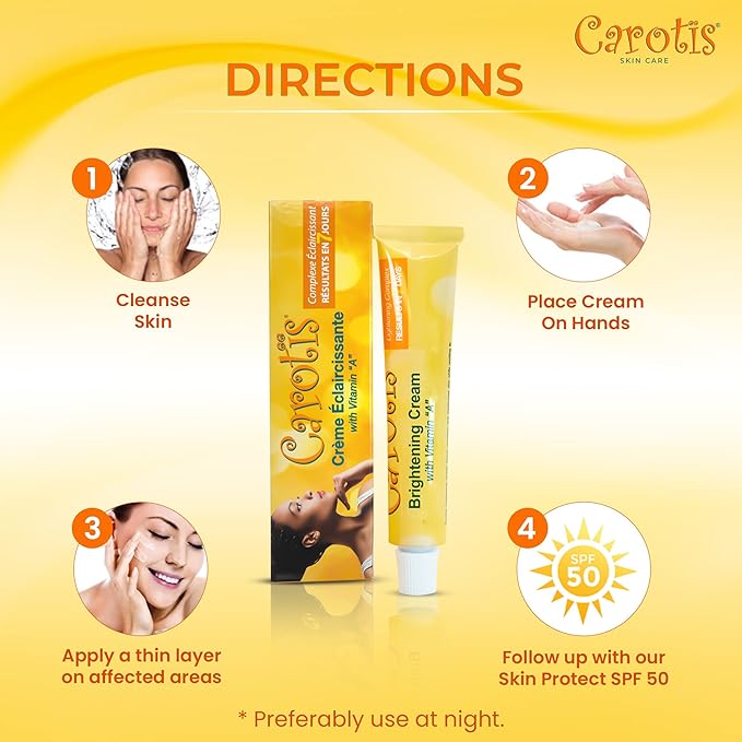 Skin Brightening Cream - 1 fl oz / 30 ml - Brightening Cream For Face, Body, Hands, Elbows, Knuckles