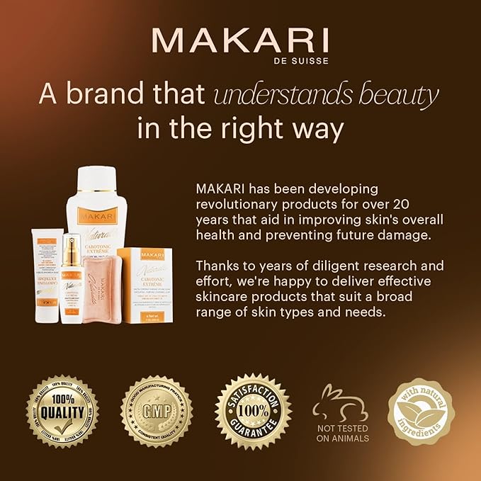 MAKARI Naturalle Carotonic Extreme Body Glycerin 2 Pack (16.6 oz) | Helps Brighten and Fade Body Scars and Marks | Glycerin Oil for All Skin Types | Safe for Sensitive Skin and Kids Ages 12 and Up