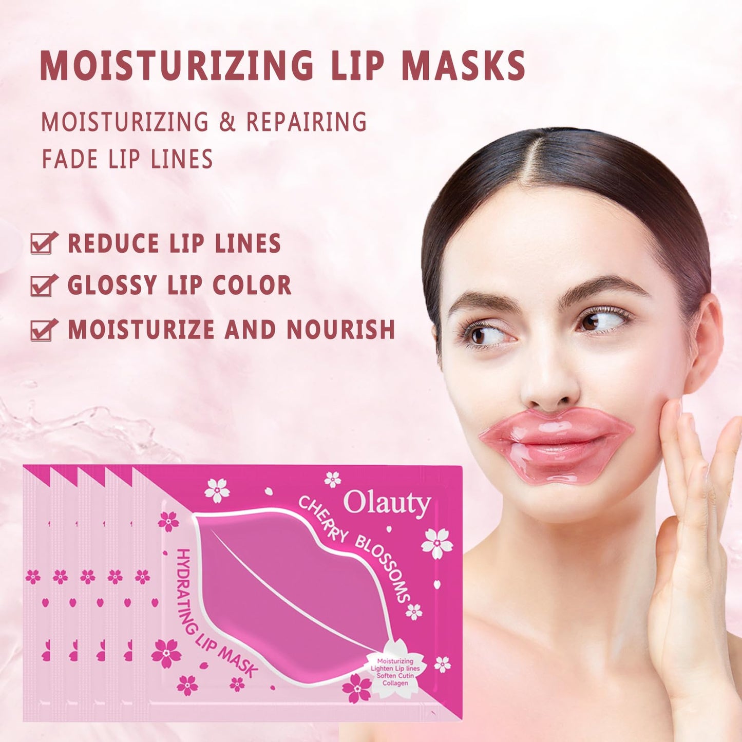 30 Pairs Lip Masks & Under Eye Masks,Collagen Gel Eye Patches For Puffy Eyes Dark Circles,Lip Mask Bachelorette Party Favors,Bridesmaid Gifts,Spa Party Supplies for Women Girls Reducing Fine Lines