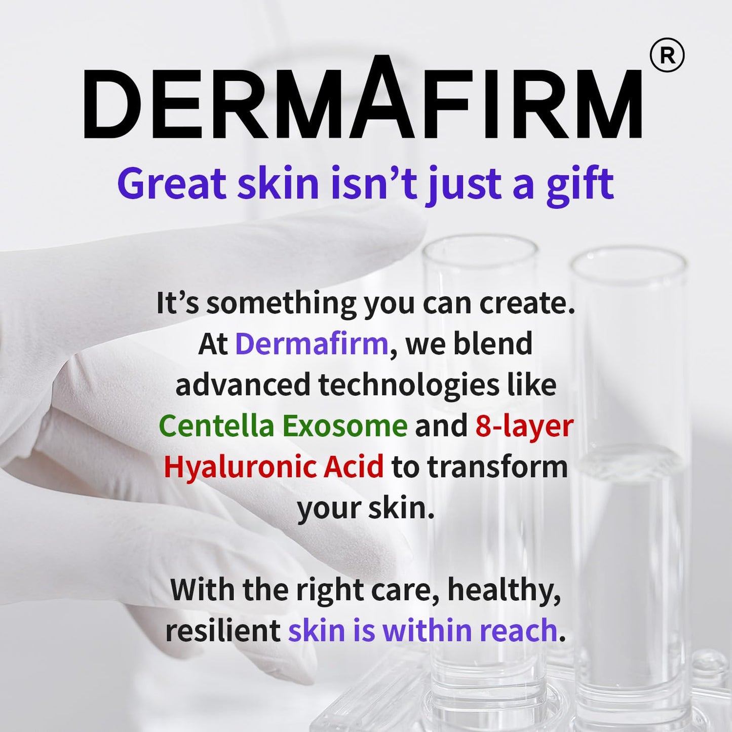 DERMAFIRM CICA AC Essence Toner 5.07 fl oz- Exfoliating with AHA BHA & Salicylic Acid, Centella Asiatica Soothing for Sensitive, Oily & Dry Skin, Korean Toner for Acne