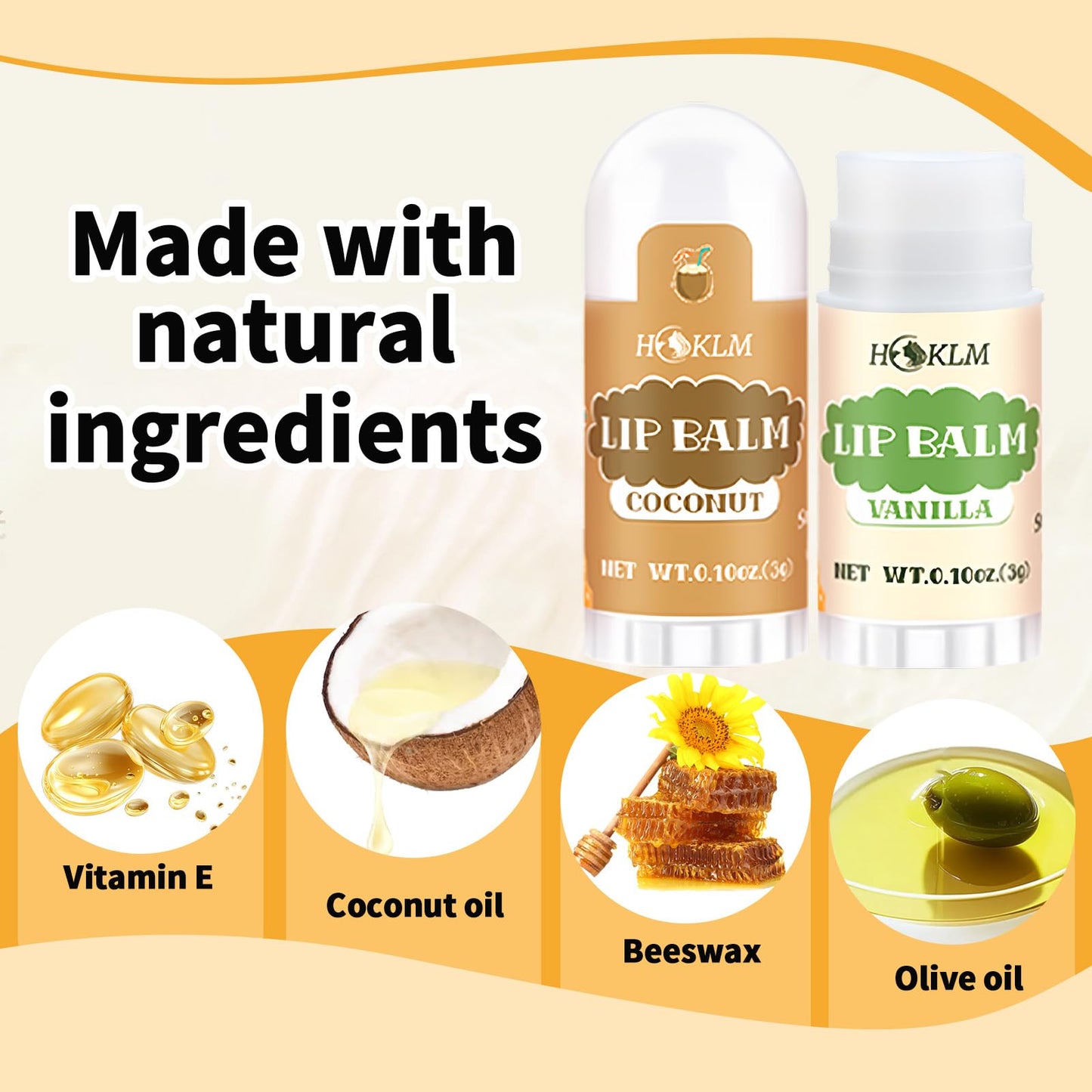 130-Pack Natural Lip Balm Set - Hydrating Formula with Vitamin E & Coconut Oil - for Kids/Adults - Bulk Mini Lip Balms - Great for Gifts & Daily Use - 13 Flavors